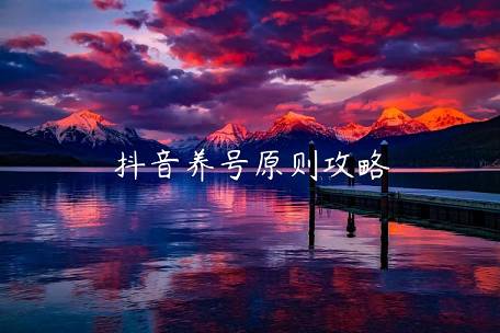 抖音養(yǎng)號原則攻略